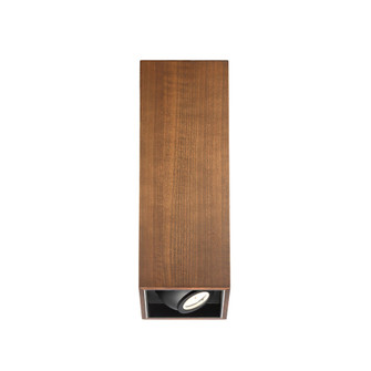 Box LED Flush Mount in Dark Walnut (281|FM-70818-DW)