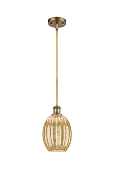 Ballston One Light Mini Pendant in Brushed Brass (405|516-1S-BB-G459-6ME)