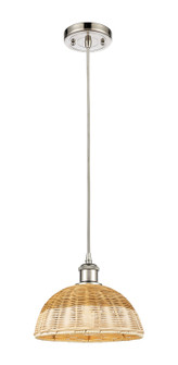 Ballston One Light Mini Pendant in Polished Nickel (405|516-1P-PN-NBD2-9-NAT)