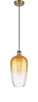 Ballston One Light Mini Pendant in Brushed Brass (405|516-1P-BB-G484-7AM)