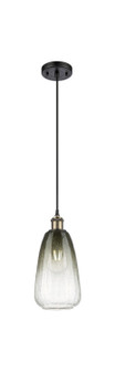 Ballston One Light Mini Pendant in Black Antique Brass (405|516-1P-BAB-G480-6SL)