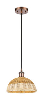 Ballston One Light Mini Pendant in Antique Copper (405|516-1P-AC-NBD2-9-NAT)