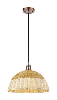 Ballston One Light Mini Pendant in Antique Copper (405|516-1P-AC-NBD2-16-NAT)