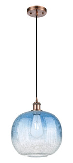 Ballston One Light Mini Pendant in Antique Copper (405|516-1P-AC-G481-10SB)