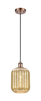 Ballston One Light Mini Pendant in Antique Copper (405|516-1P-AC-G460-7ME)