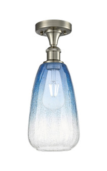 Ballston One Light Semi-Flush Mount in Brushed Satin Nickel (405|516-1C-SN-G480-6SB)