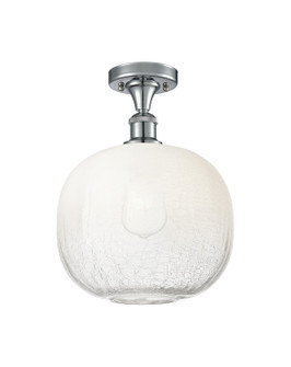 Ballston One Light Semi-Flush Mount in Polished Chrome (405|516-1C-PC-G481-10OP)