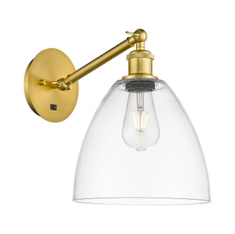 Ballston One Light Wall Sconce in Satin Gold (405|317-1W-SG-GBD-92)