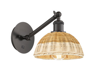 Ballston One Light Wall Sconce in Oil Rubbed Bronze (405|317-1W-OB-NBD2-75-NAT)