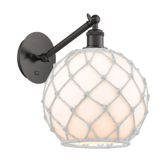 Ballston One Light Wall Sconce in Oil Rubbed Bronze (405|317-1W-OB-G121-10RW)