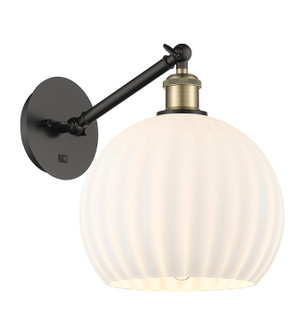 Ballston One Light Wall Sconce in Black Antique Brass (405|317-1W-BAB-G1217-10WV)