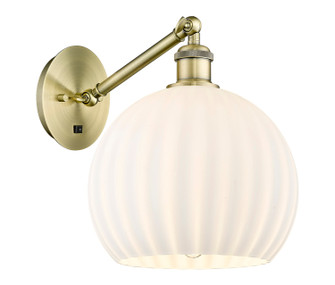 Ballston One Light Wall Sconce in Antique Brass (405|317-1W-AB-G1217-10WV)