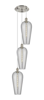 Ballston Three Light Pendant in Brushed Satin Nickel (405|113B-3P-SN-G456-8SM)