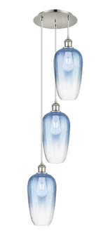 Ballston Three Light Pendant in Polished Nickel (405|113B-3P-PN-G484-7SB)