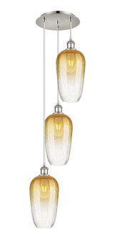 Ballston Three Light Pendant in Polished Nickel (405|113B-3P-PN-G484-7AM)