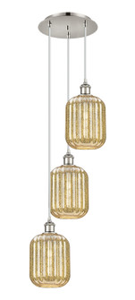 Ballston Three Light Pendant in Polished Nickel (405|113B-3P-PN-G460-7ME)