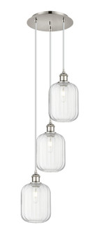 Ballston Three Light Pendant in Polished Nickel (405|113B-3P-PN-G460-7CL)