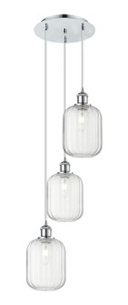 Ballston Three Light Pendant in Polished Chrome (405|113B-3P-PC-G460-7CL)