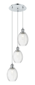Ballston Three Light Pendant in Polished Chrome (405|113B-3P-PC-G459-6CL)