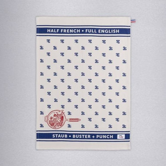 Kitchen Towel in White / Blue (576|UKA-014240)