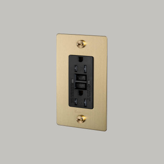 Duplex Outlet in Brass (576|NSK-053506)
