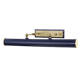 Holly Three Light Picture Light in Aged Brass/Navy (428|HL263203-AGB/NVY)