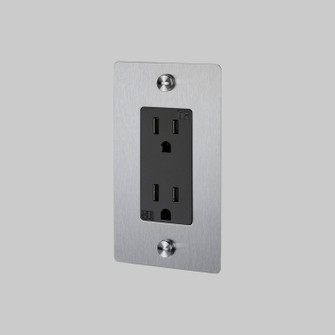 Duplex Outlet in Steel (576|NSC-073809)