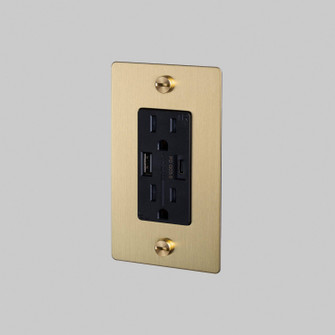 Duplex Outlet in Brass (576|NSC-053812)