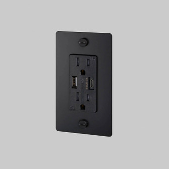Duplex Outlet in Black (576|NSC-023811) Duplex Outlet in Black (576|NSC-023811)