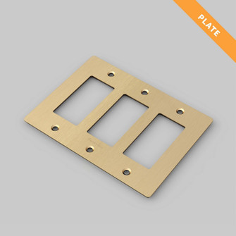 Wall Plate in Brass (576|NPL-05299)