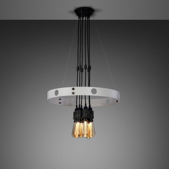 LED Chandelier in Smoked Bronze (576|NHE-602978)
