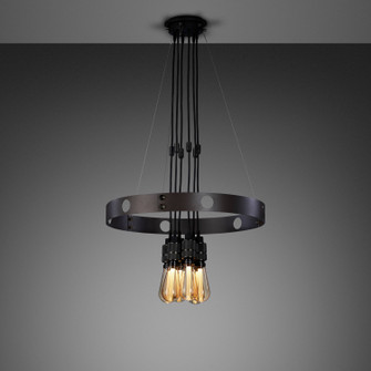 LED Chandelier in Smoked Bronze (576|NHE-202178)