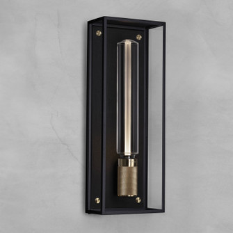 LED Wall Mount in Black / Brass (576|NCA-063541)