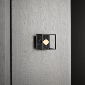 One Light Ceiling Mount in Black Marble (576|NCA-023399)
