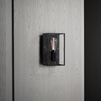 One Light Wall Sconce in Black Marble (576|NCA-023397)