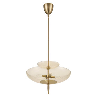 Fiorello Four Light Convertible Pendant in Brushed Gold (577|207782A)