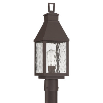 Glencrest One Light Exterior Post Light in Dark Bronze (577|207765A)