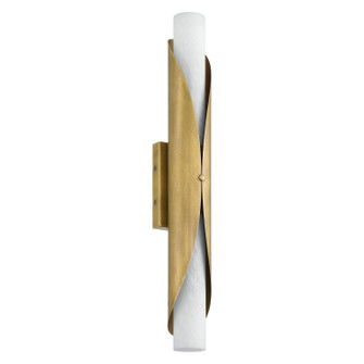 Crescendo Two Light Wall Sconce in Natural Brass, Alabaster (577|207619A)