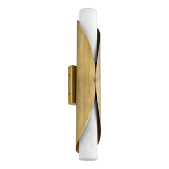 Crescendo Two Light Wall Sconce in Natural Brass, Alabaster (577|207618A)