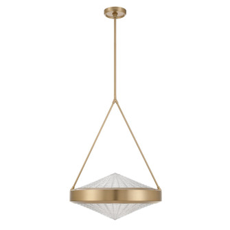 Agate Four Light Pendant in Champagne Gold, Clear Holophane (577|207427A)