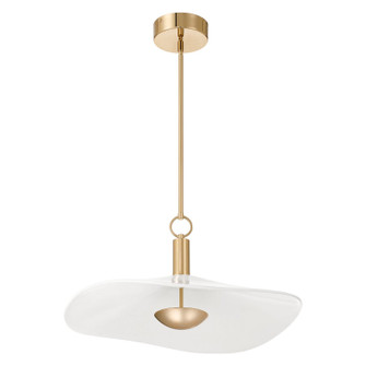 Novella LED Convertible Pendant in Polished Gold, White (577|207396A)