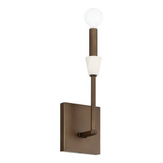 Montclair One Light Wall Sconce in Forged Bronze, White (577|207367A)