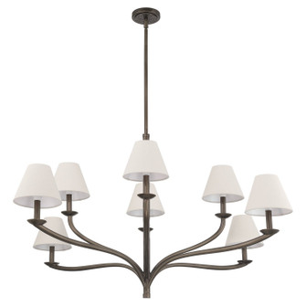 Bethany Eight Light Chandelier in Forged Bronze (577|207339A)