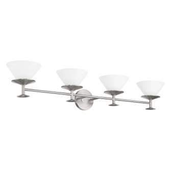 Tremolo Four Light Vanity in Brushed Nickel, Polished Nickel (577|207331A)