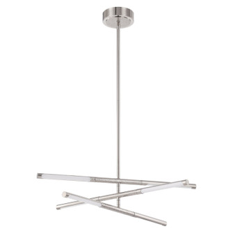 Overture LED Convertible Chandelier in Polished Nickel (577|207284A)