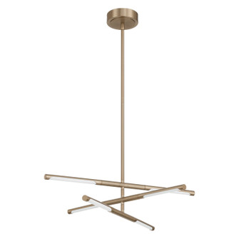 Overture LED Convertible Chandelier in Champagne Gold (577|207279A)