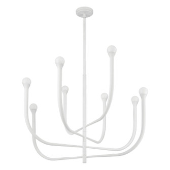 Dahlia Eight Light Chandelier in Plaster White (577|207253A)