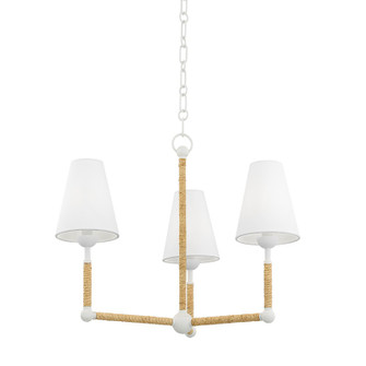 Mariana Three Light Chandelier in Textured White (428|H708803-TWH)