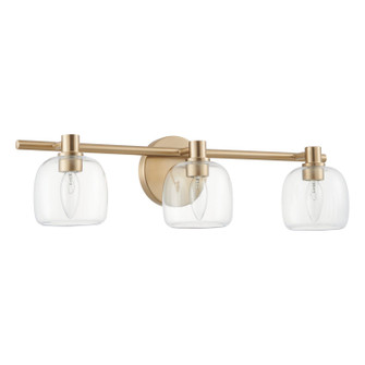 Valentina Three Light Vanity in Champagne Gold, Clear (577|207012A)