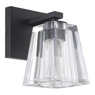 Valentin One Light Wall Sconce in Matte Black (577|206979A)